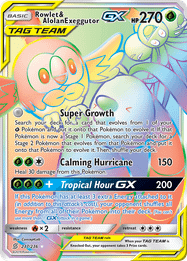 Rowlet & Alolan Exeggutor-GX