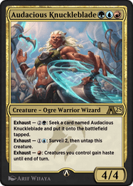 Audacious Knuckleblade