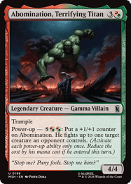 Abomination, Terrifying Titan