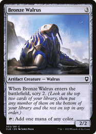 Bronze Walrus