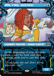 April O'Neil, Hacktivist