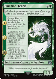 Summon: Fenrir