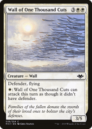 Wall of One Thousand Cuts