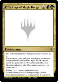Fifth Stage of Magic Design