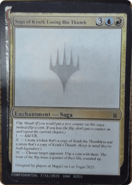 Saga of Krark Losing His Thumb