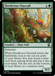 Floriferous Vinewall