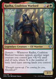 Radha, Coalition Warlord