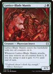Lattice-Blade Mantis