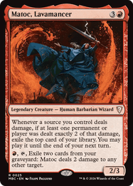 Matoc, Lavamancer