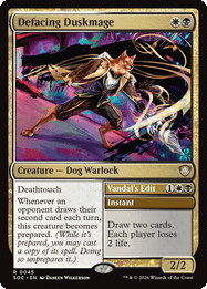 Defacing Duskmage // Vandal's Edit