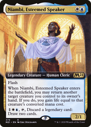 Niambi, Esteemed Speaker