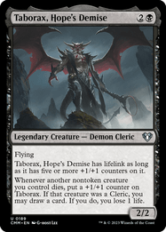 Taborax, Hope's Demise