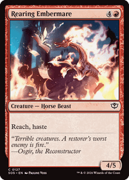 Rearing Embermare