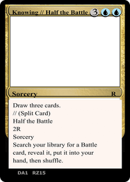 Knowing // Half the Battle