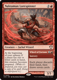 Naktamun Lorespinner // Wheel of Fortune