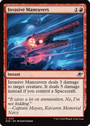 Invasive Maneuvers
