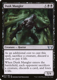Dusk Mangler