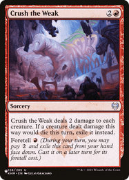 Crush the Weak
