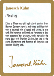 Janosch Kühn Bio (1997)