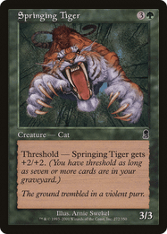 Springing Tiger