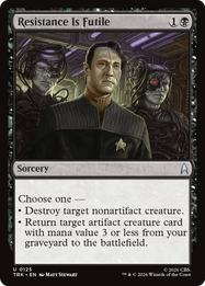 Resistance Is Futile