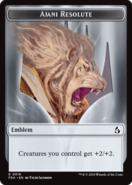 Ajani Resolute Emblem