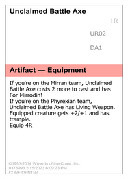 Unclaimed Battle Axe