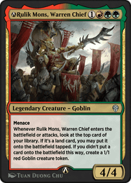 Rulik Mons, Warren Chief