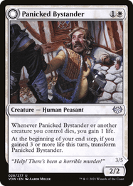 Panicked Bystander // Cackling Culprit