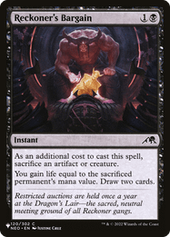 Reckoner's Bargain
