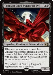Crimson Cowl, Master of Evil