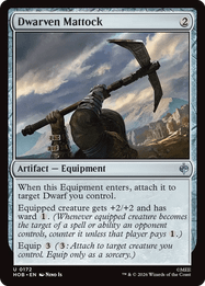 Dwarven Mattock