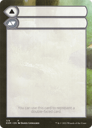 Double-Faced Substitute Card
