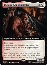 Dwalin, Weaponmaster