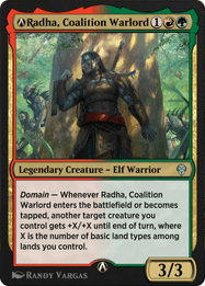 Radha, Coalition Warlord