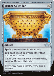 Bronze Calendar
