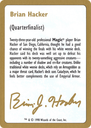 Brian Hacker Bio