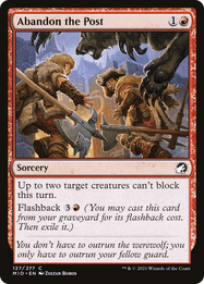Abandon the Post