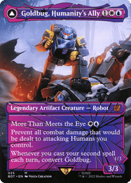 Goldbug, Humanity's Ally // Goldbug, Scrappy Scout