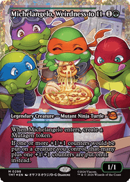 Michelangelo, Weirdness to 11