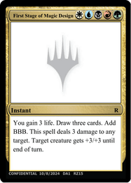 First Stage of Magic Design