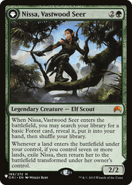 Nissa, Vastwood Seer // Nissa, Sage Animist