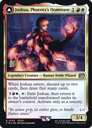 Joshua, Phoenix's Dominant // Phoenix, Warden of Fire