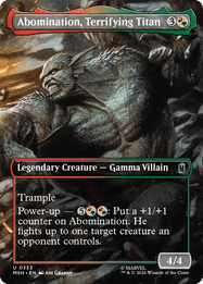 Abomination, Terrifying Titan