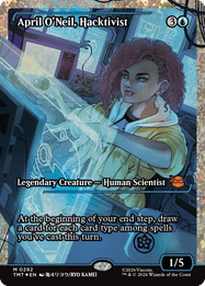April O'Neil, Hacktivist