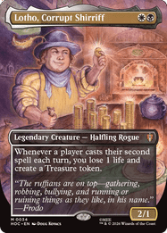 Lotho, Corrupt Shirriff