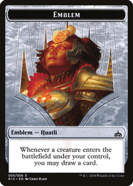 Huatli, Radiant Champion Emblem
