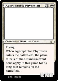 Agoraphobic Phyrexian