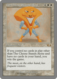 The Cheese Stands Alone