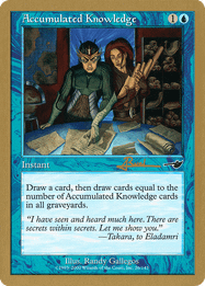 Accumulated Knowledge